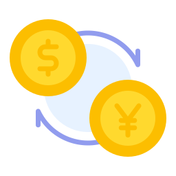 Money exchange icon