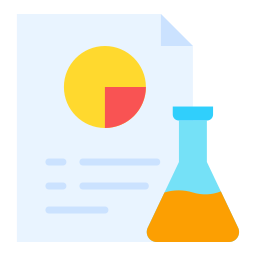 Chemical analysis icon