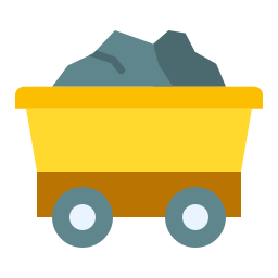 Mining cart icon