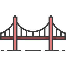 Golden gate icon