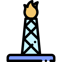 bomba de aceite icono