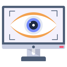 cybernetyczne oko ikona