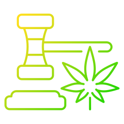 Cannabis law icon