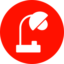 Desk lamp icon