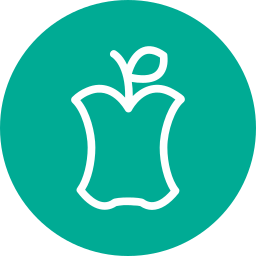 appel bijten icoon