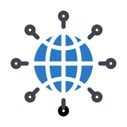 globales netzwerk icon