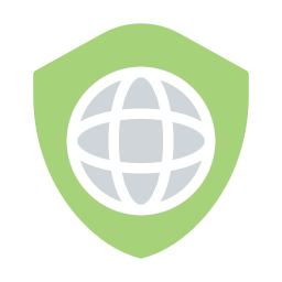 Worldwide security icon