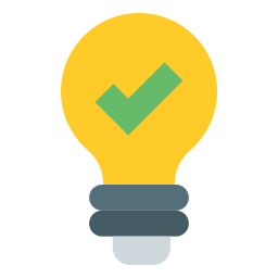 Idea bulb icon