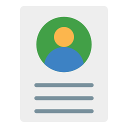 Personal data icon