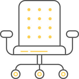 Office chair icon