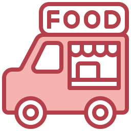 ciężarówka z żywnością ikona
