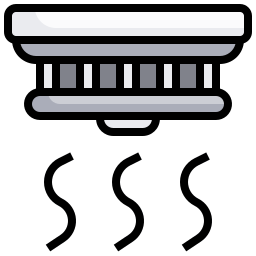 Smoke detector icon