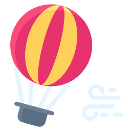 Air balloon icon