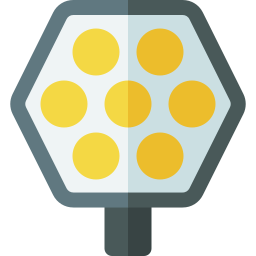 palline di waffle all'uovo icona