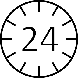 24 horas icono