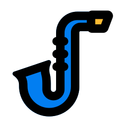 saxofón icono