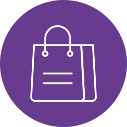 Shopping bag icon