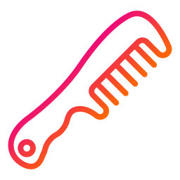 Hair comb icon