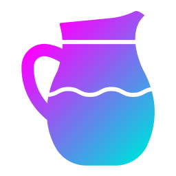 jarra de agua icono
