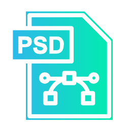 Psd file format icon