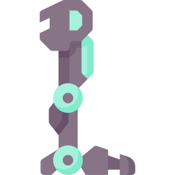 Роботизированная нога иконка