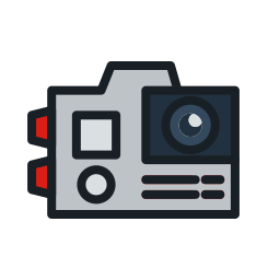 Action camera icon