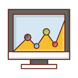 analytische grafiek icoon