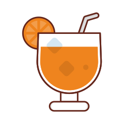 Orange juice icon