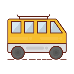 tour bus icoon