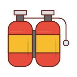 bouteille d'oxygène Icône