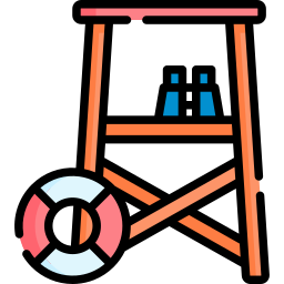 Lifeguard tower icon