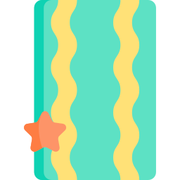 пляжное полотенце иконка