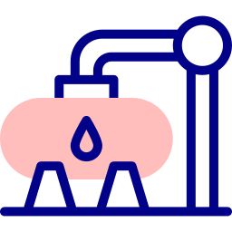 Gas storage icon