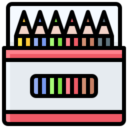 Pencil crayon icon