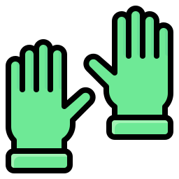 Rubber gloves icon