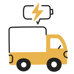 electrisch voertuig icoon