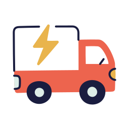 electrisch voertuig icoon