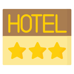 Hotel sign icon