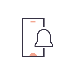 alarma telefonica icono