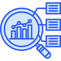 clasificación de datos icono