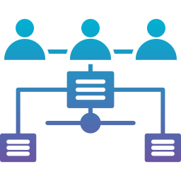 recopilación de datos icono