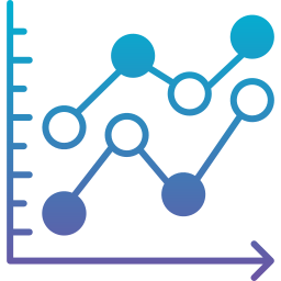 Line chart icon