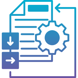 Data processing icon