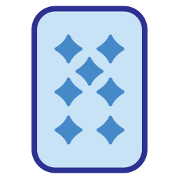 Seven of diamonds icon