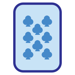 Eight of clubs icon