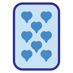 Eight of hearts icon