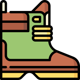 Туристические ботинки иконка