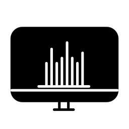 statistische grafiek icoon