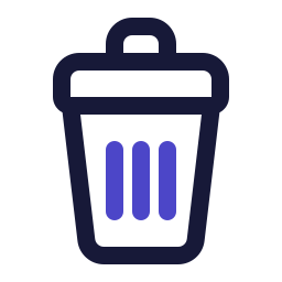 papelera de reciclaje icono