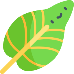 Tropical leaves icon